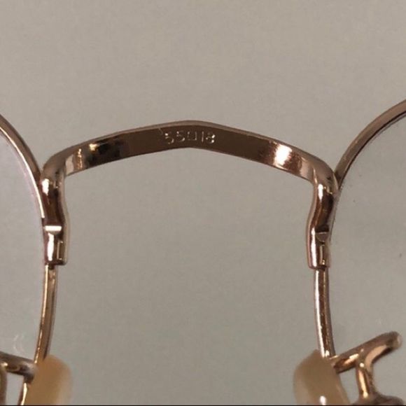 🆕 Antique Gold Retro eyeglasses by Riccione💥 - Picture 7 of 15